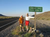 Steve and Willy, glad to be here, now 12 miles of downhill to Panamint Valley.